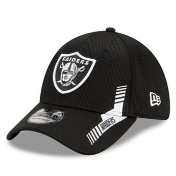 Las Vegas Raiders Men’s New Era NFL Sideline Home 39Thirty Stretch Fit Hat