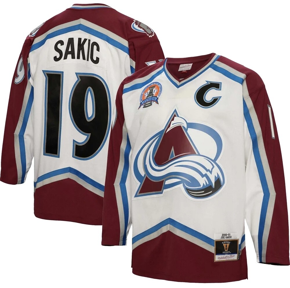 Joe Sakic 2000 01 Mitchell Ness Player Jersey