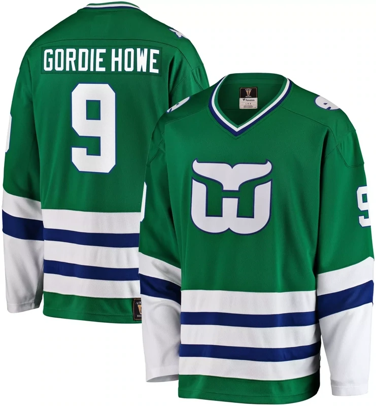 Hartford Whalers Gordie Howe Men's Fanatics Branded Premier Breakaway Retired Player Jersey