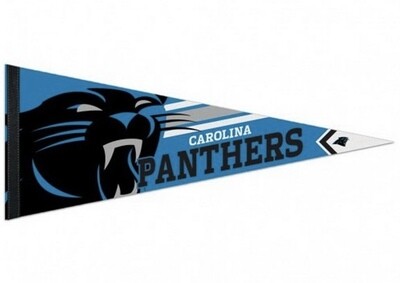 Carolina Panthers 12 Carolina Panthers 12" x 30" Premium Pennant