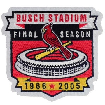St. Louis Cardinals 2005 Busch Stadium Final Season Sleeve Emblem Patch