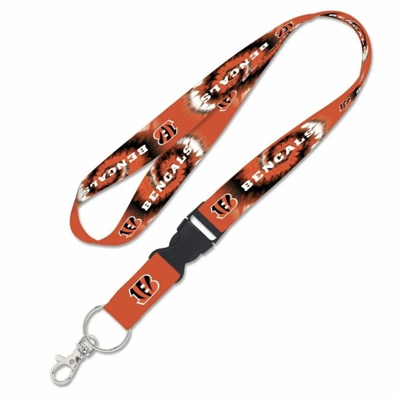 Cincinnati Bengals Tie Dye 1" Lanyard