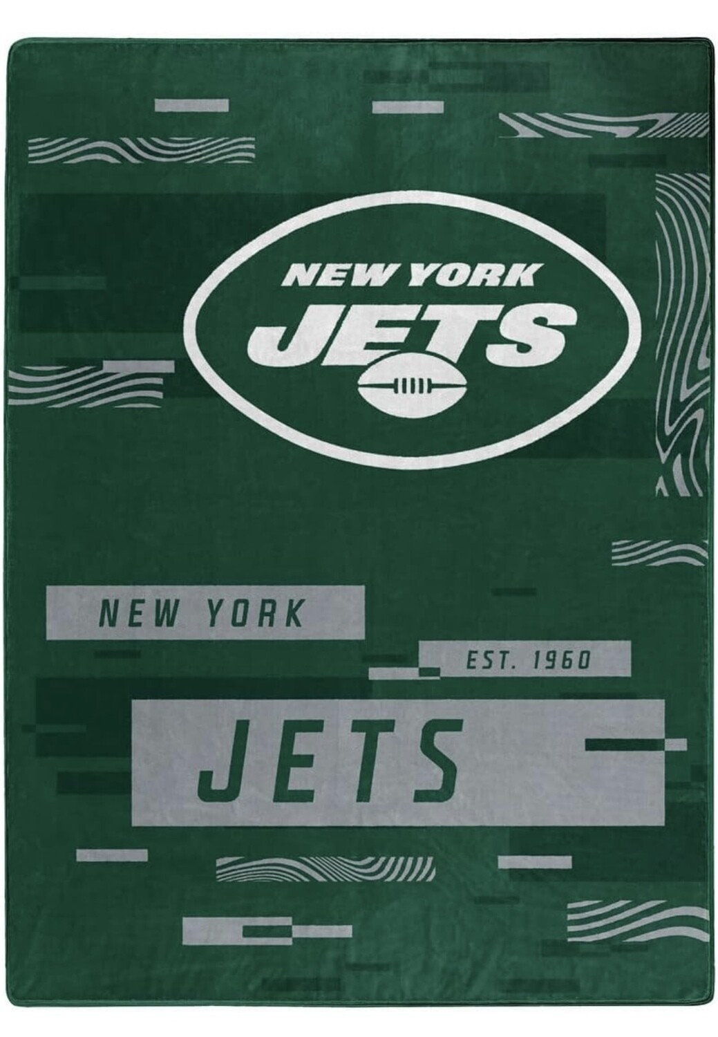 New York Jets 60" x 80" Plush Raschel Blanket