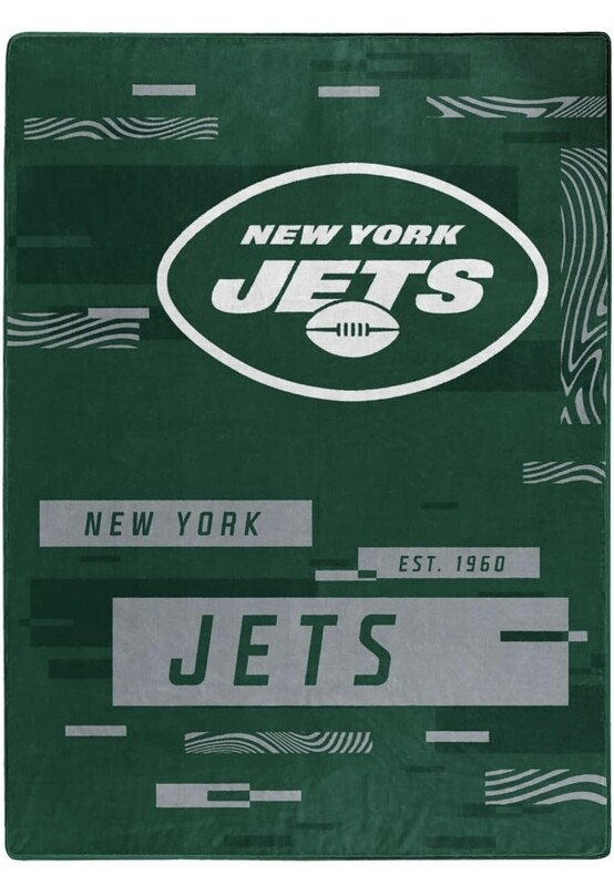 New York Jets 60" x 80" Plush Raschel Blanket