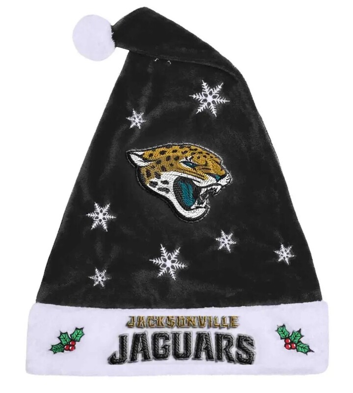 Jacksonville Jaguars Snowflake Santa Hat Jacksonville Jaguars Snowflake Santa Hat