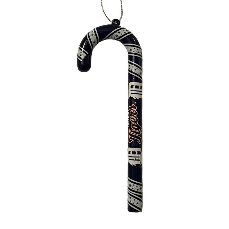 Detroit Tigers Candy Cane Ornaments