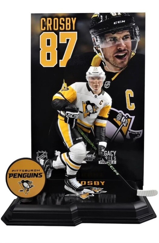 Pittsburgh Penguins Sidney Crosby White Jersey Series 2 McFarlane Figure