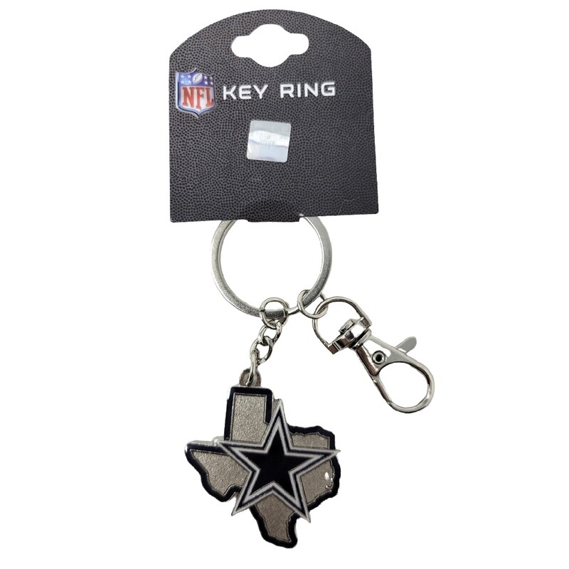 Dallas Cowboys State Heavyweight Key Ring