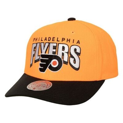 Philadelphia Flyers Men’s NHL Boom Text Pro Vintage  Mitchell & Ness Snapback Hat