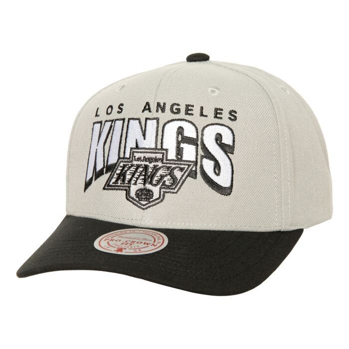 Los Angeles Kings Men’s NHL Boom Text Pro Vintage  Mitchell & Ness Snapback Hat