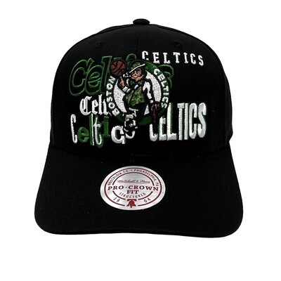 Boston Celtics Men’s NBA All Out Collage Mitchell & Ness Snapback Hat