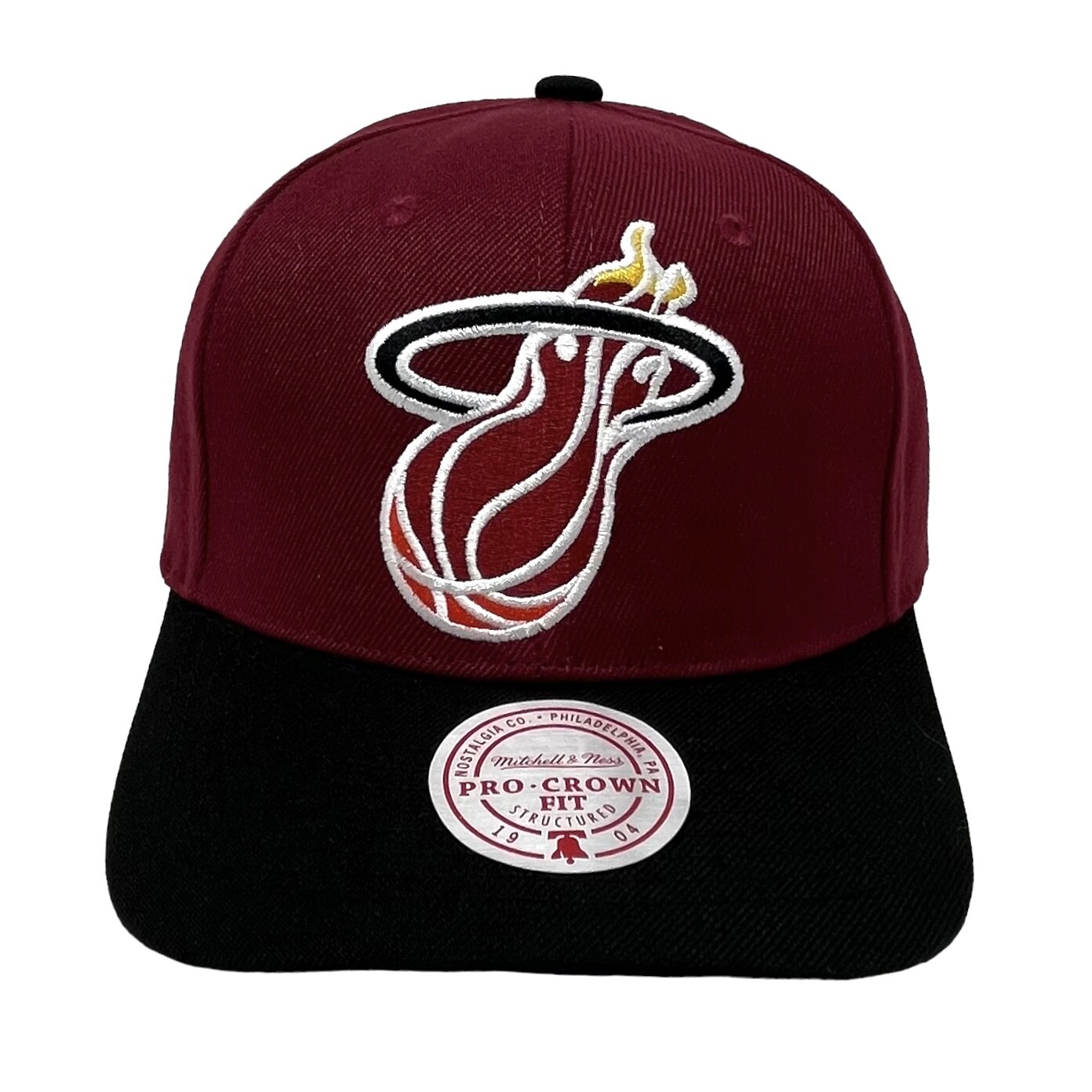 Miami Heat Men’s NBA XL Pro Mitchell & Ness Snapback Hat