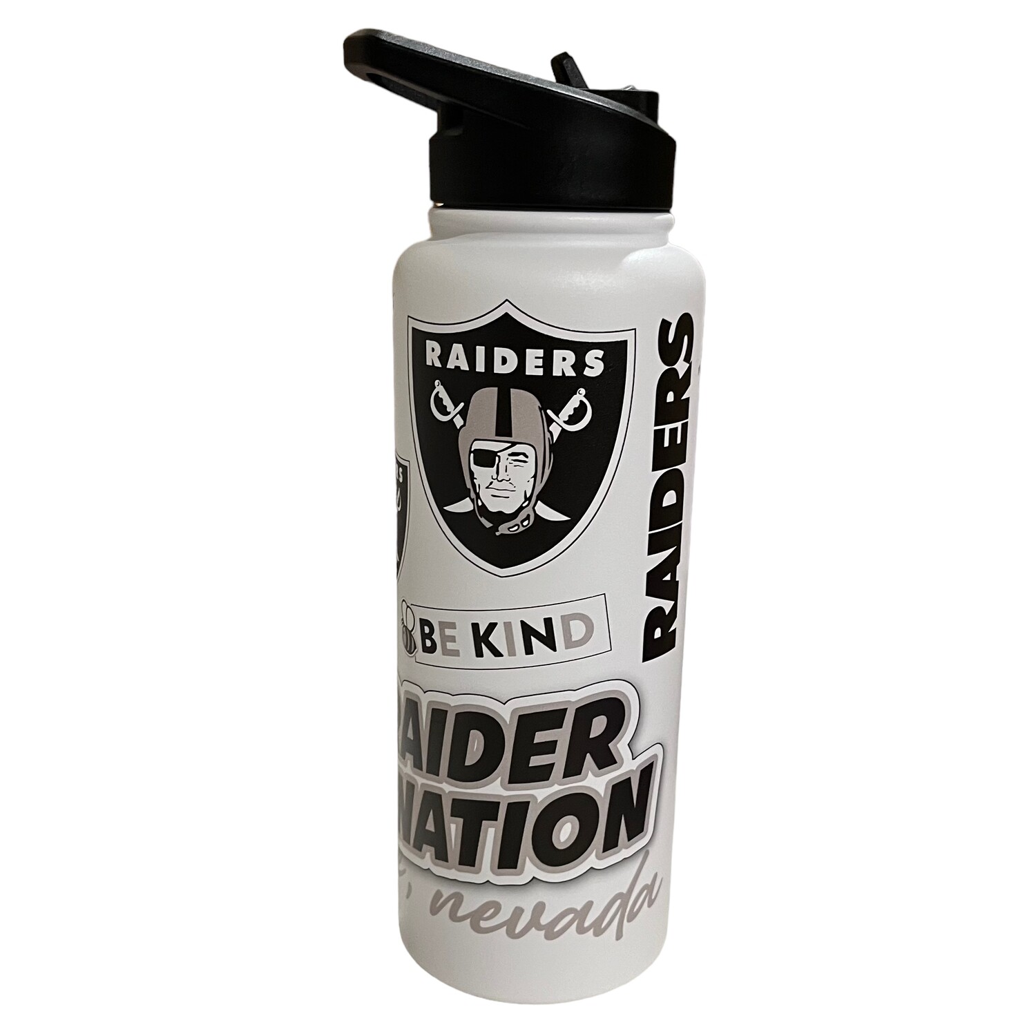 Las Vegas Raiders 34oz Native Quencher Bottle
