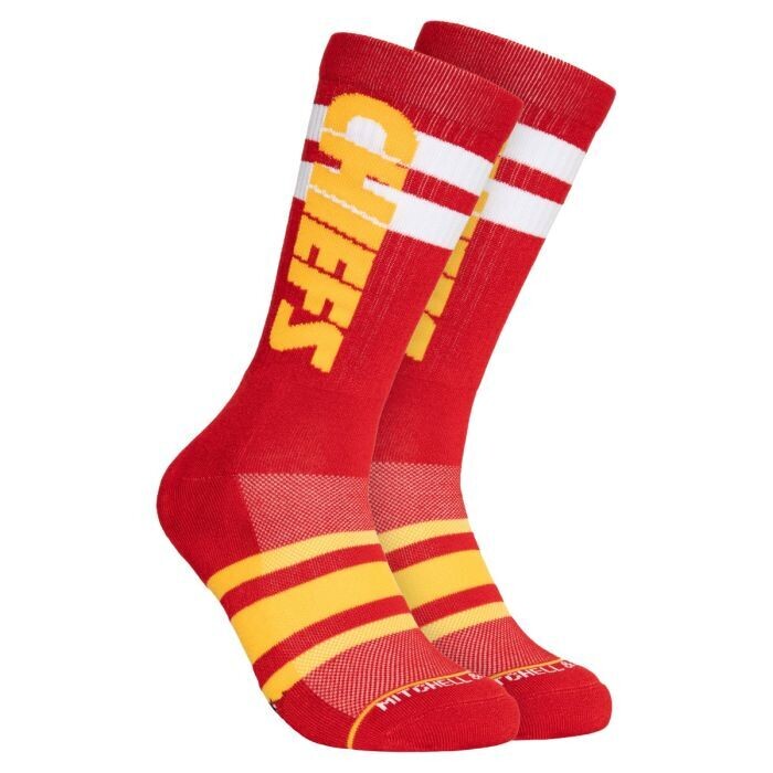 Kansas City Chiefs Men’s Lateral Crew Socks