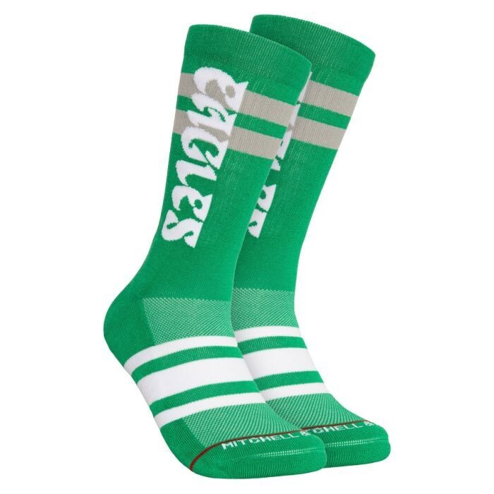 Philadelphia Eagles Men’s Lateral Crew Socks