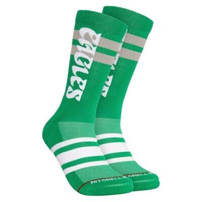 Philadelphia Eagles Men’s Lateral Crew Socks