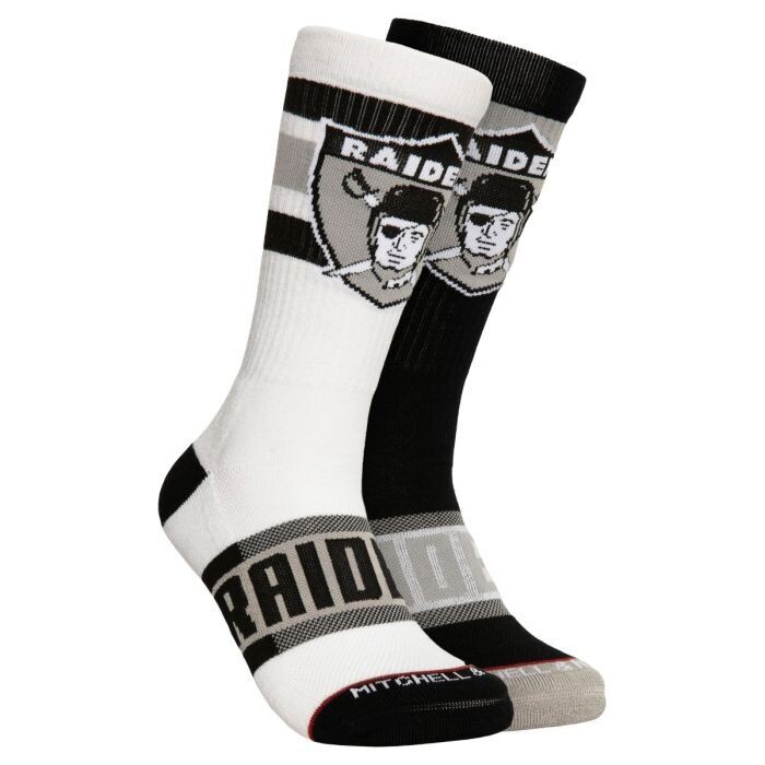Las Vegas Raiders Men’s Hail Mary Crew Socks