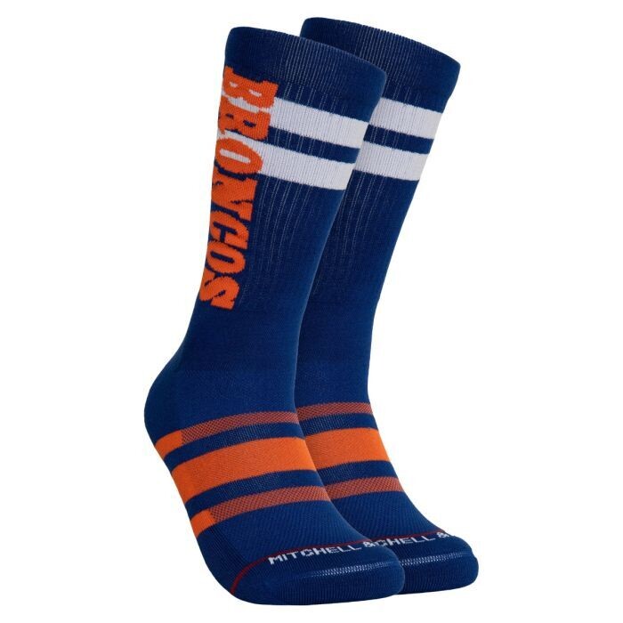 Denver Broncos Men’s Lateral Crew Socks