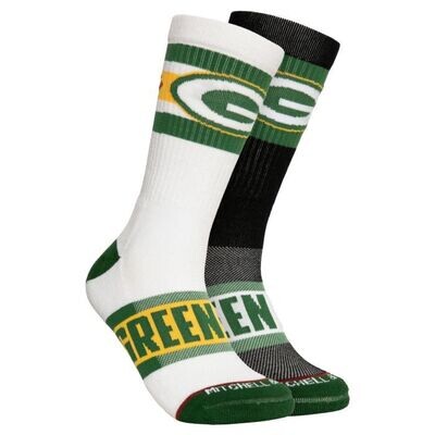 Green Bay Packers Men’s Hail Mary Crew Socks Green Bay Packers Men’s Hail Mary Crew Socks