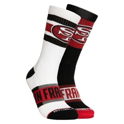 San Francisco 49ers Men’s Hail Mary Crew Socks San Francisco 49ers Men’s Hail Mary Crew Socks