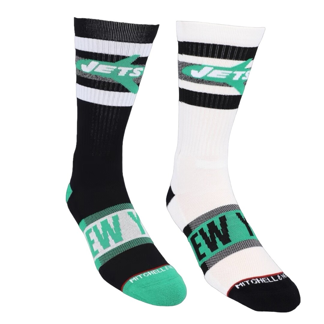 New York Jets Men’s Hail Mary Crew Socks