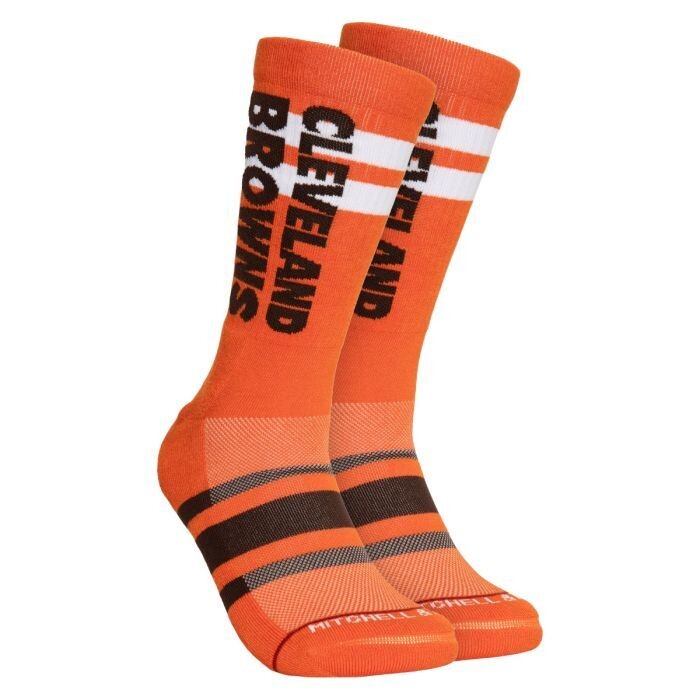 Cleveland Browns Men’s Lateral Crew Socks