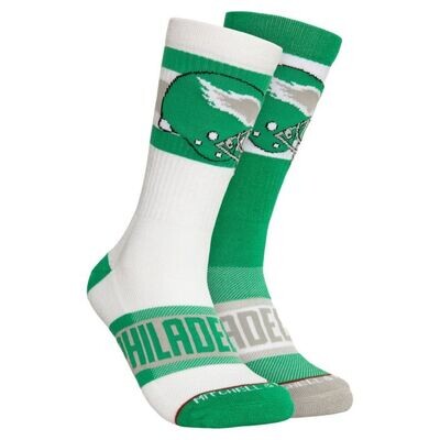 Philadelphia Eagles Men’s Hail Mary Crew Socks Philadelphia Eagles Men’s Hail Mary Crew Socks