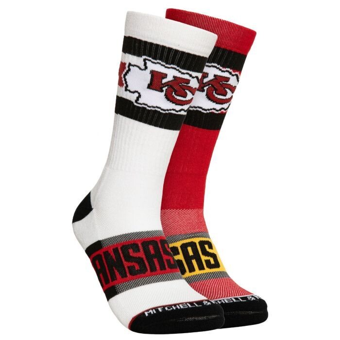 Kansas City Chiefs Men’s Hail Mary Crew Socks