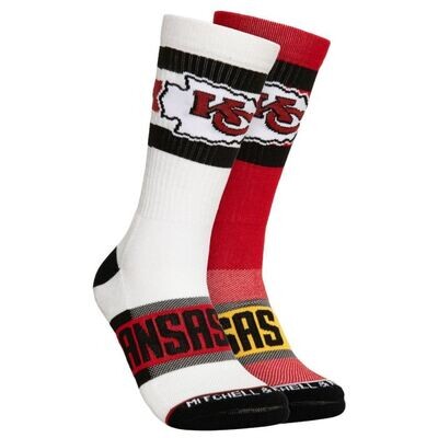 Kansas City Chiefs Men’s Hail Mary Crew Socks
