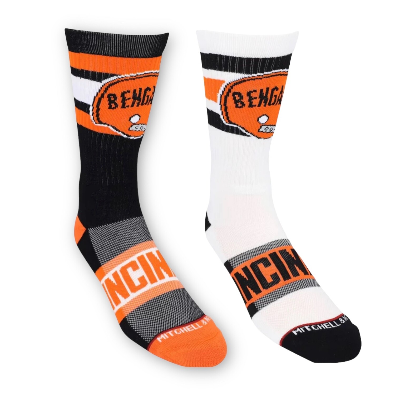 Cincinnati Bengals Men’s Hail Mary Crew Socks