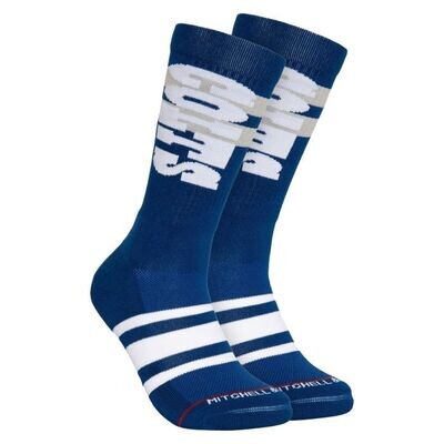 Indianapolis Colts Men’s Lateral Mary Crew Socks