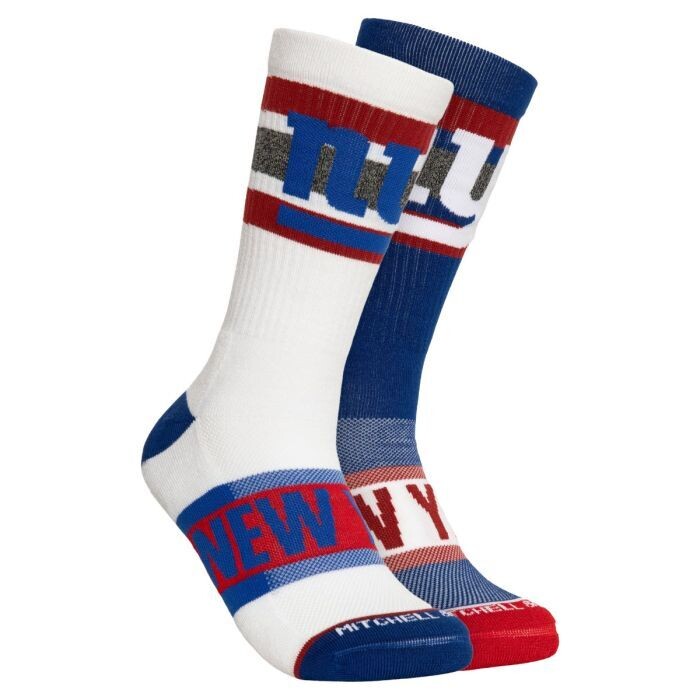 New York Giants Men’s Hail Mary Crew Socks