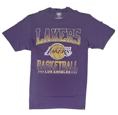 Los Angeles Lakers Men's 47 Brand Regent Purple T-Shirt