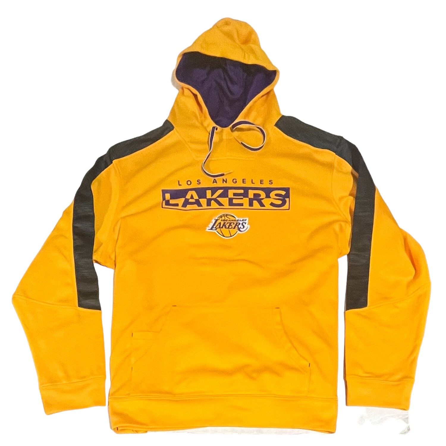 Los Angeles Lakers Men’s Fanatics Branded Gold Foul Line Pullover Hoodie