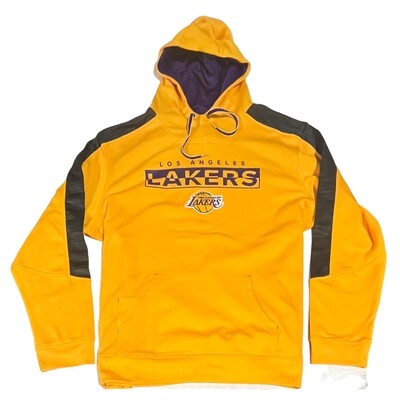 Los Angeles Lakers Men’s Fanatics Branded Gold Foul Line Pullover Hoodie