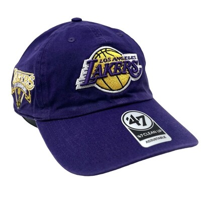 Los Angeles Lakers Men’s 17X Champions 47 Brand Clean Up Adjustable Hat Los Angeles Lakers Men’s 17X Champions 47 Brand Clean Up Adjustable Hat