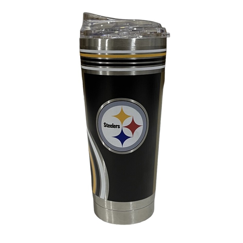 Pittsburgh Steelers 18oz Stainless Steel Travel Tumbler