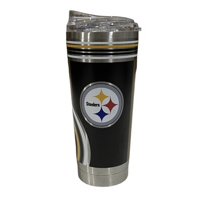 Pittsburgh Steelers 18oz Stainless Steel Travel Tumbler