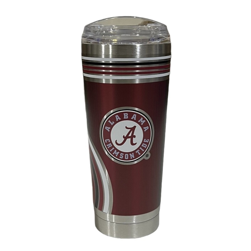 Alabama Crimson Tide 18oz Stainless Steel Travel Tumbler