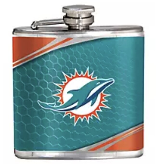 Miami Dolphins 6oz Hip Flask