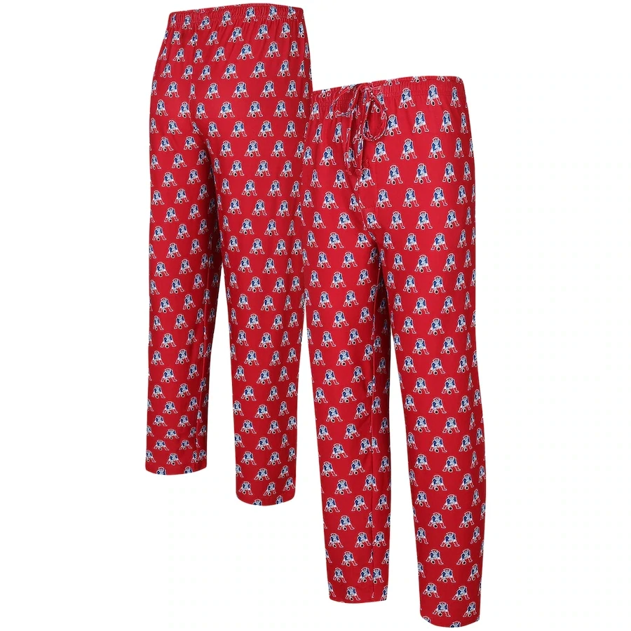 New England Patriots Men s Retro Gauge Knit Pajama Pants