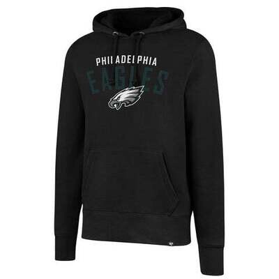 Philadelphia Eagles Men’s Outrush Headline '47 Black Pullover Hoodie