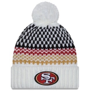 San Francisco 49ers Women’s New Era 2023 Cold Weather Knit Pom Hat