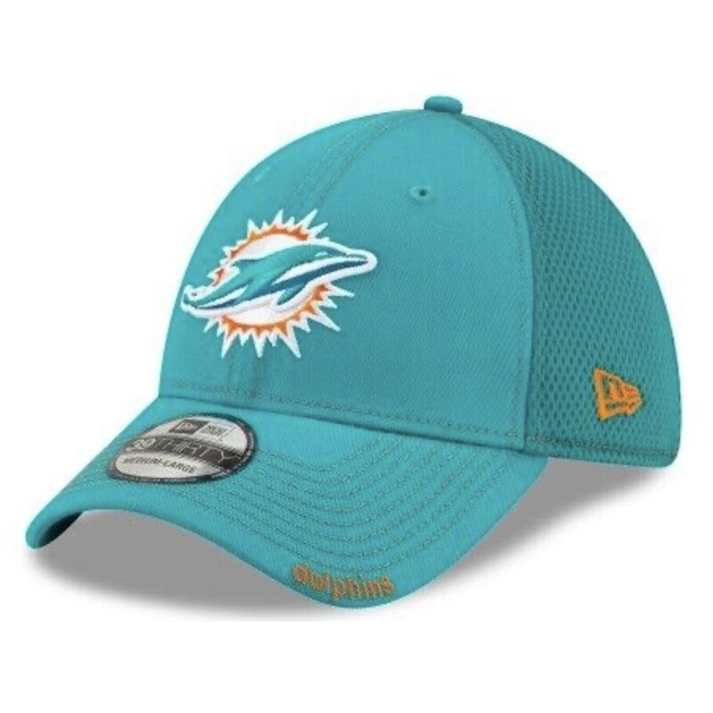 Miami Dolphins Men's Neo New Era 39Thirty Flex Fit Hat