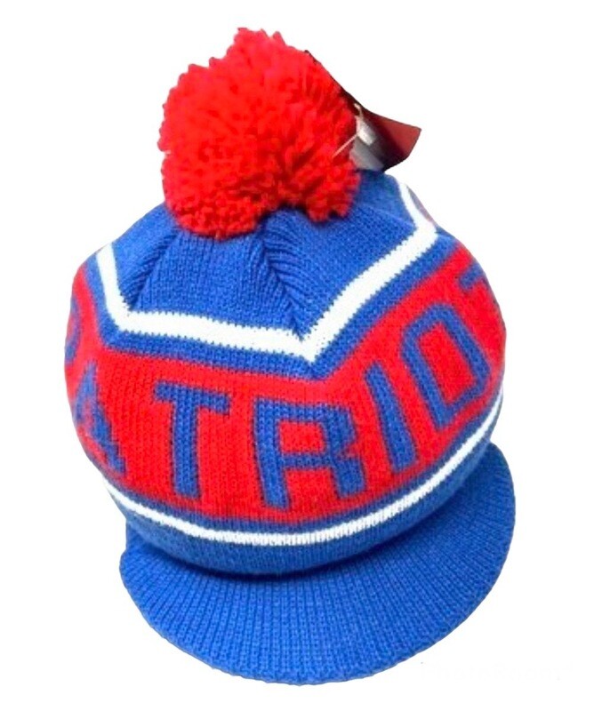 New England Patriots Men's Mitchell & Ness Cuffless Knit Hat