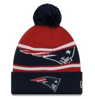 New England Patriots Youth New Era Callout Knit Hat
