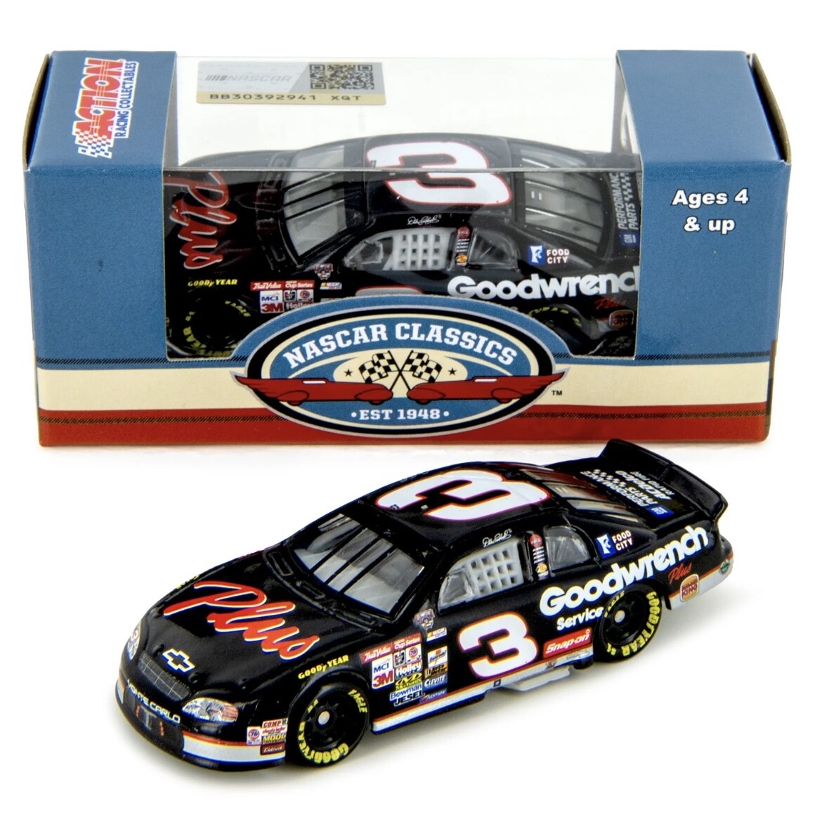 Dale Earnhardt 3 Goodwrench Plus 1998 Daytona 500 Win 25th Anniversary 1998 Monte Carlo 1 64
