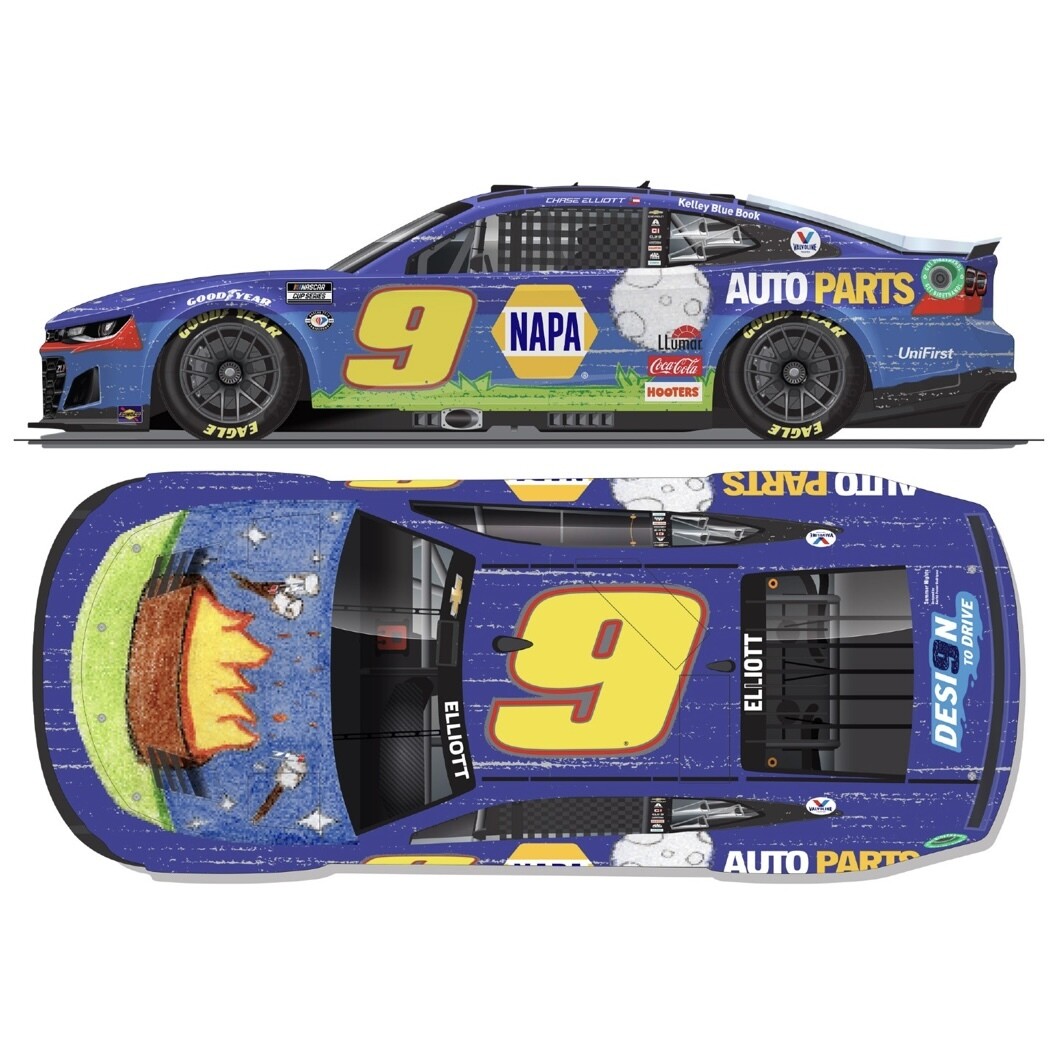 Chase Elliott #9 NAPA Children’s Healthcare of Atlanta 2023 Camaro ZL1 1:64 Scale Diecast Car