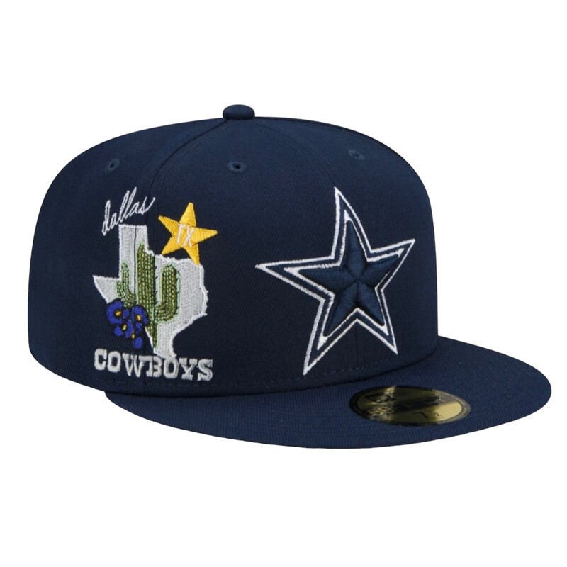 Dallas Cowboys City Cluster Patch Men’s New Era 59Fifty Fitted Hat