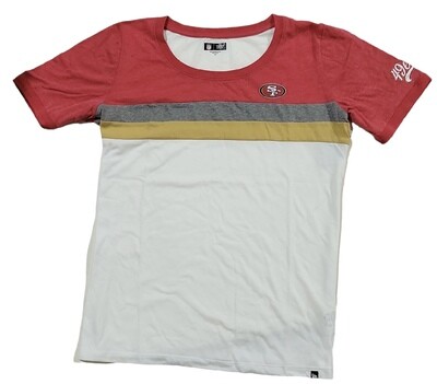 San Francisco 49ers Women's New Era Crewneck T-Shirt